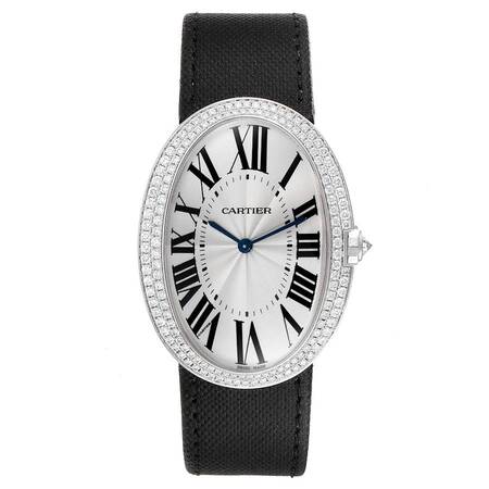 Cartier Baignoire 33x44mm 3032 18K White Gold Women's Watch