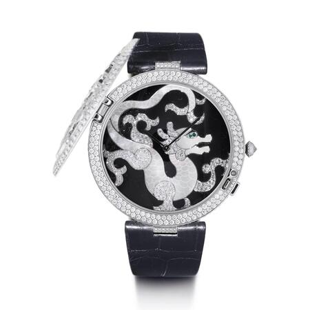 Cartier Le Cirque Animalier 43mm CRWS000307 18K White Gold Unisex Watch