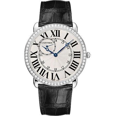 Cartier Ronde Louis 42mm WR007002 18K White Gold  Watch