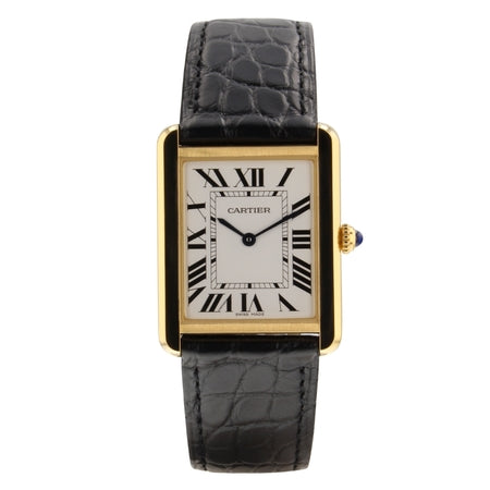 Cartier Tank Solo 35x27mm W5200004 18K Yellow Gold Unisex Watch