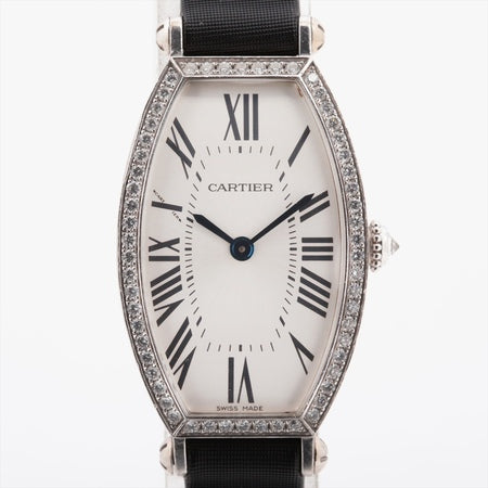 Cartier Tonneau 39mmx21mm  WE400131 18K White Gold Women's Watch