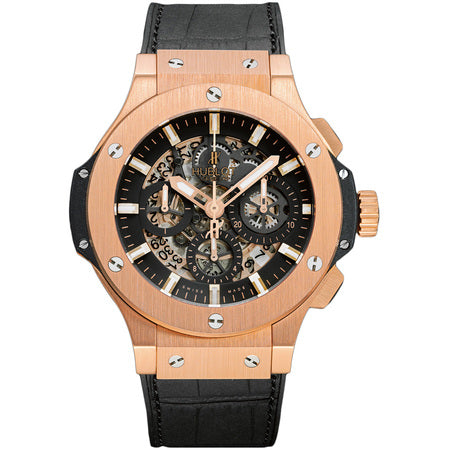 Hublot Big Bang Aero Bang 44mm 311.PX.1180.GR 18K Rose Gold Men's Watch