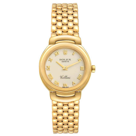 Rolex Cellini 26mm 6621 18K Yellow Gold Women's Watch