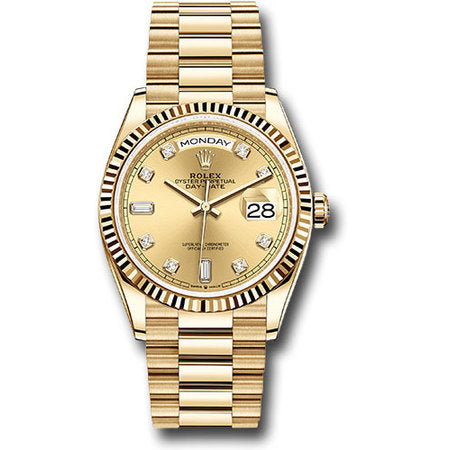 Rolex Day Date 36mm 128238 18K Yellow Gold Men's Watch