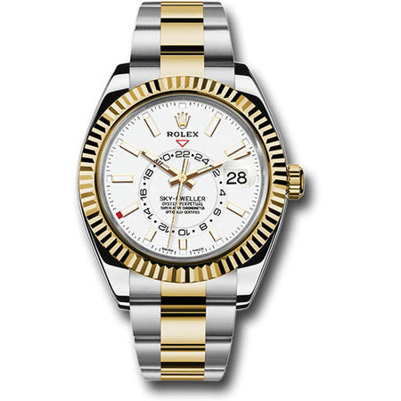 Rolex Sky Dweller 42mm 326933 18K Yellow Gold/Stainless Steel Men's Watch